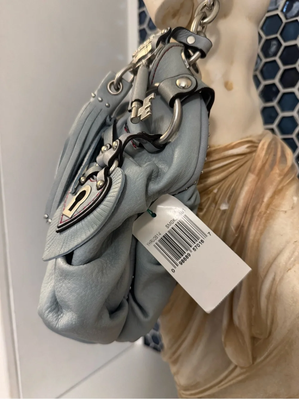 Juicy Couture y2k Leather Daydreamer Handbag With Charms